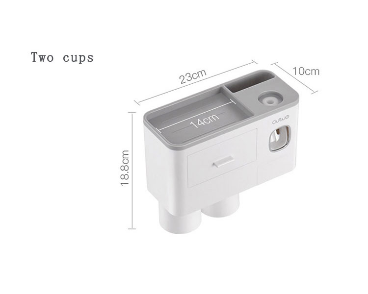 Storage holders Wall plastic toothbrush holder bathroom household toothbrush holder storage rack bath sets toothpaste squeezer