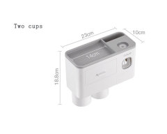 Storage holders Wall plastic toothbrush holder bathroom household toothbrush holder storage rack bath sets toothpaste squeezer