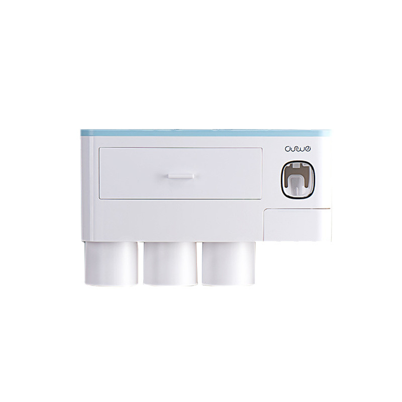 Sanitary toothbrushing cup mouthwash cup wall-mounted hole-free wall-mounted toothpaste toothware toothjar bathroom sets