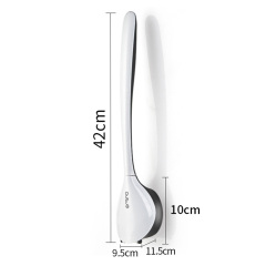 Cleaning bathroom household durable wall mounted stand silicone toilet brush bathroom accessories toilet set