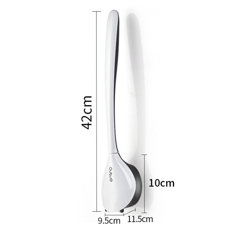 Cleaning bathroom household durable wall mounted stand silicone toilet brush bathroom accessories toilet set