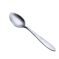 China supplier stainless steel western tableware canteen restaurant polishing pointed spoon