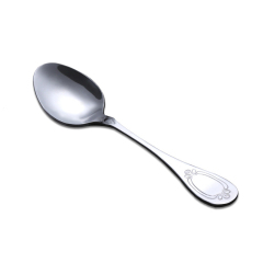 Stainless steel western simple hotel home restaurant crockery tableware dinner spoon