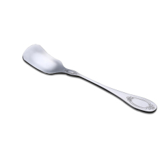 Chinese hot selling stainless steel tableware pattern spoons for ice cream