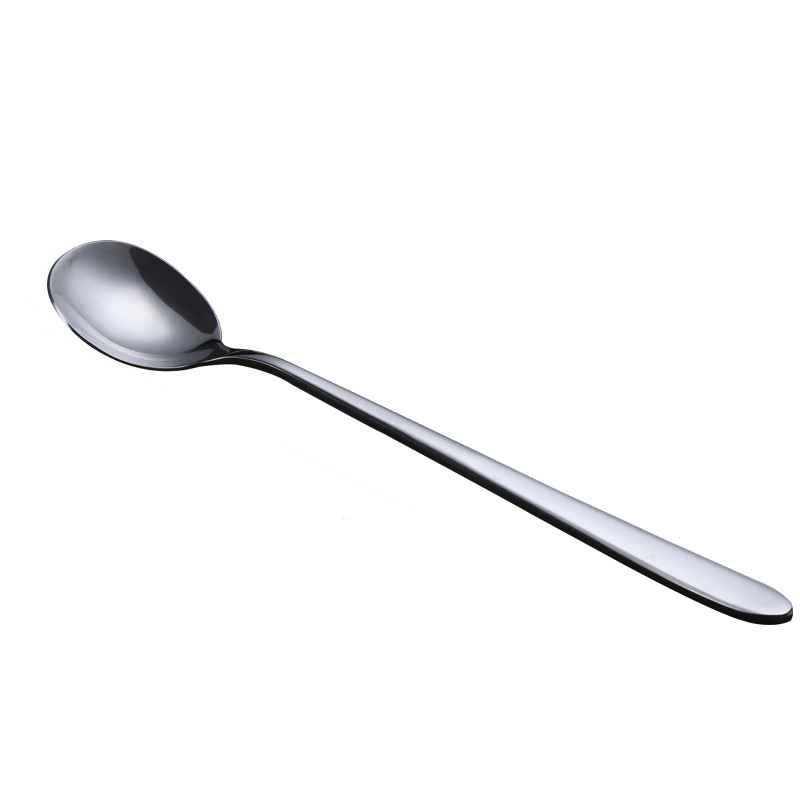 High quality stainless steel long handle stir spoon ice scoop coffee dessert scoop snoop