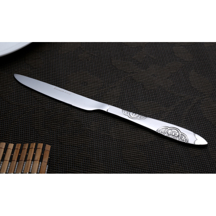 Chinese high quality cheap western restaurant home hotel knife set stainless steel