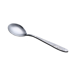 Stainless steel tableware dinnerware spoon exquisite custom logo design of souvenir spoons