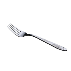 Stainless steel dessert fork custom unique design 410 stainless steel silver fork for afternoon tea