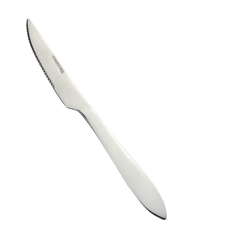 Hot selling stainless steel restaurant kitchen home party tableware table knife steak knife dessert knife