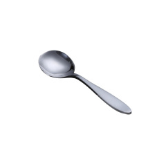 Popular western restaurant home use kitchen tableware 410 stainless steel spoon scoop