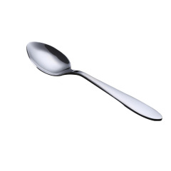 Chinese supplier stainless steel scoop spoon dining room tableware polishing pointed spoon