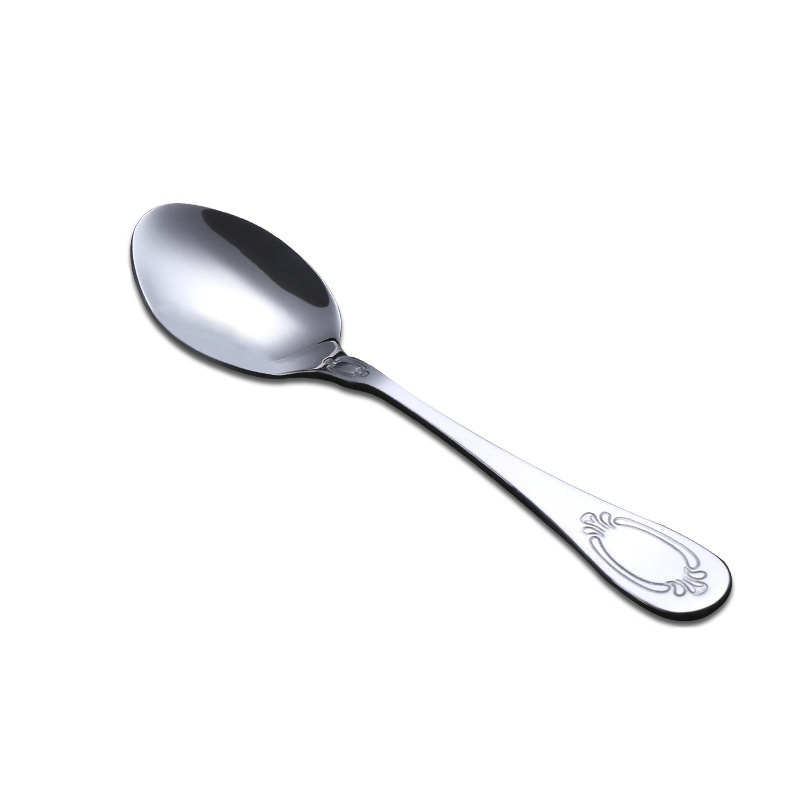 Food Grade Spoon Stainless Steel Flatware Cutlery Set for Hotel Restaurant Dessert Spoon