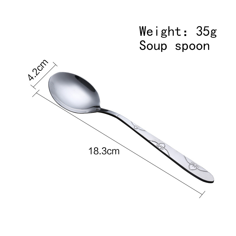 Hot Sale Modern Style Hotel And Home Use Flatware Set,Dinner Spoons Forks Knife Stainless Steel Solid Silver Cutlery