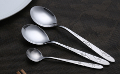 Hot Sale Modern Style Hotel And Home Use Flatware Set,Dinner Spoons Forks Knife Stainless Steel Solid Silver Cutlery