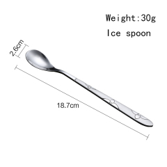 Flatware Spoon Banquet Event Silver Mirror Hotel Home Wedding Stainless Steel Metal Cutlery Set