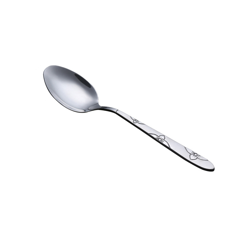 Hot Sale Modern Style Hotel And Home Use Flatware Set,Dinner Spoons Stainless Steel Solid Silver Cutlery