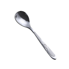 Hot selling 2020 food grade full luxury stainless steel flatware spoon ice cream spoon dessert spoon