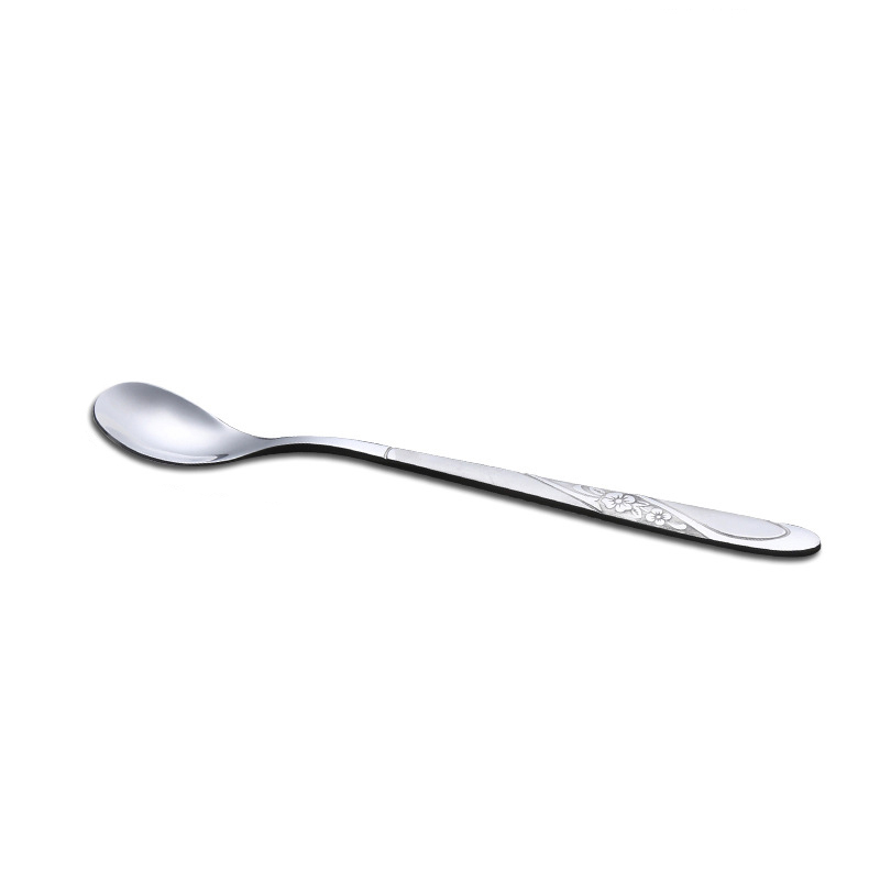Stainless Steel Spoon Silverware Polished Metal Wedding Quality Silver Cutlery Spoon