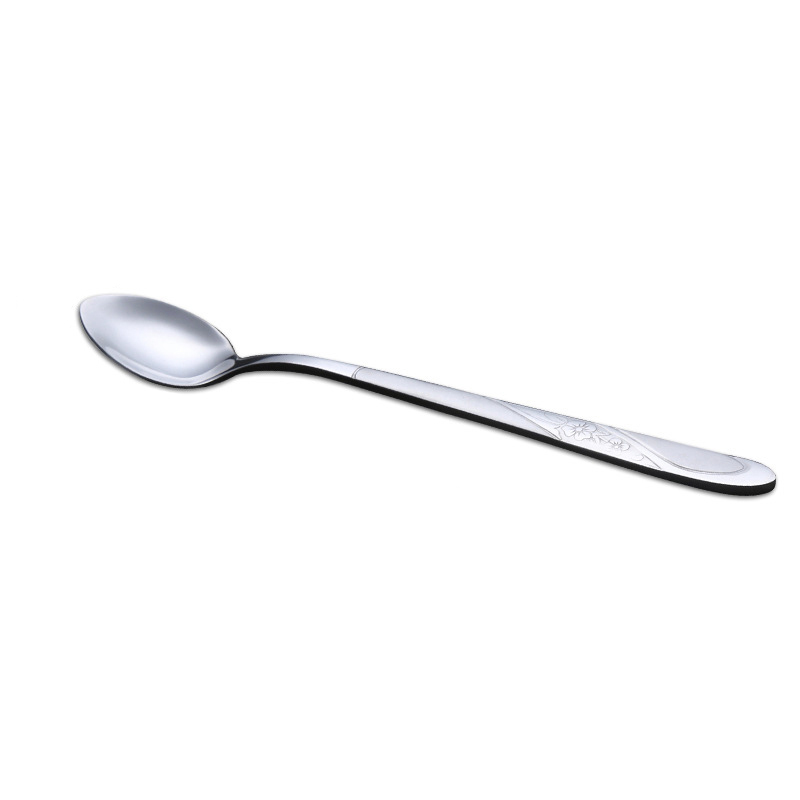 Hot Sale Modern Style Hotel And Home Use Flatware Set Ice Spoons Stainless Steel Solid Silver Cutlery