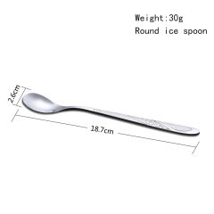 Stainless Steel Spoon Silverware Polished Metal Wedding Quality Silver Cutlery Spoon