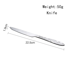 High quality Western Steak knife lamb chop knife table knives set stainless steel