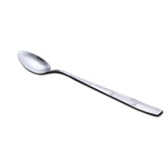 Chinese high quality design bamboo joint tableware stainless steel ice spoon