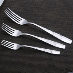Household 410 stainless steel silverware party fork in cutlery set