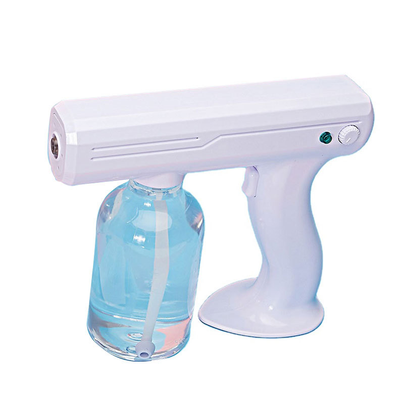 Rechargeable nano spray gun wireless blue-ray promise frequency conversion atomizing disinfection gun