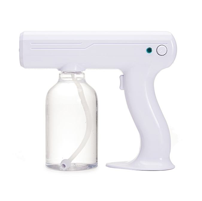 Rechargeable nano spray gun wireless blue-ray promise frequency conversion atomizing disinfection gun