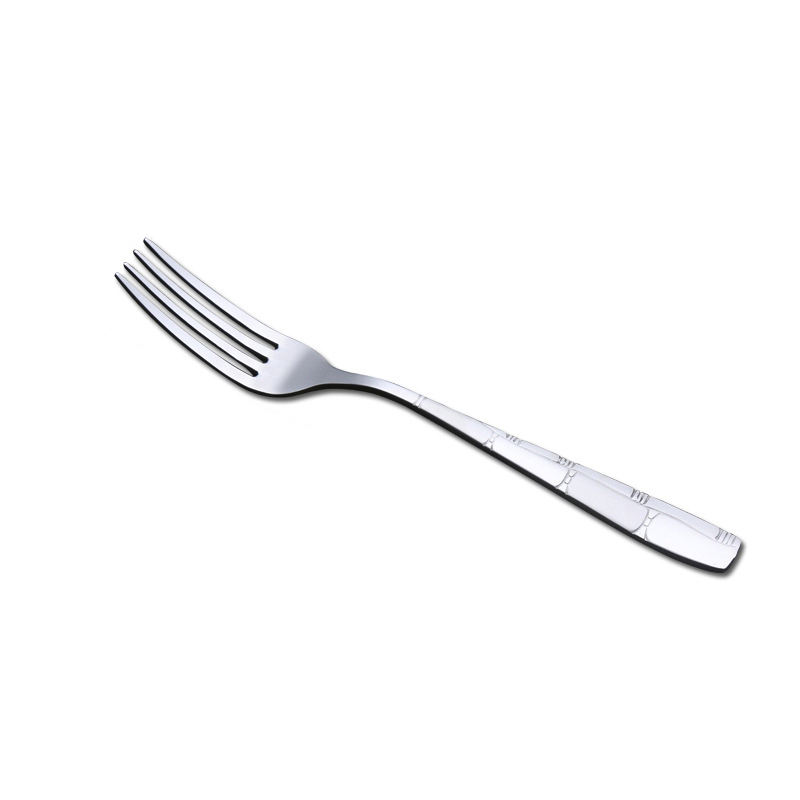 Household 410 stainless steel silverware party fork in cutlery set
