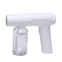 Blue Nano Atomization Sterilization Disinfection Gun Atomizer Alcohol Disinfection Sprayer Rechargeable Spray Gun