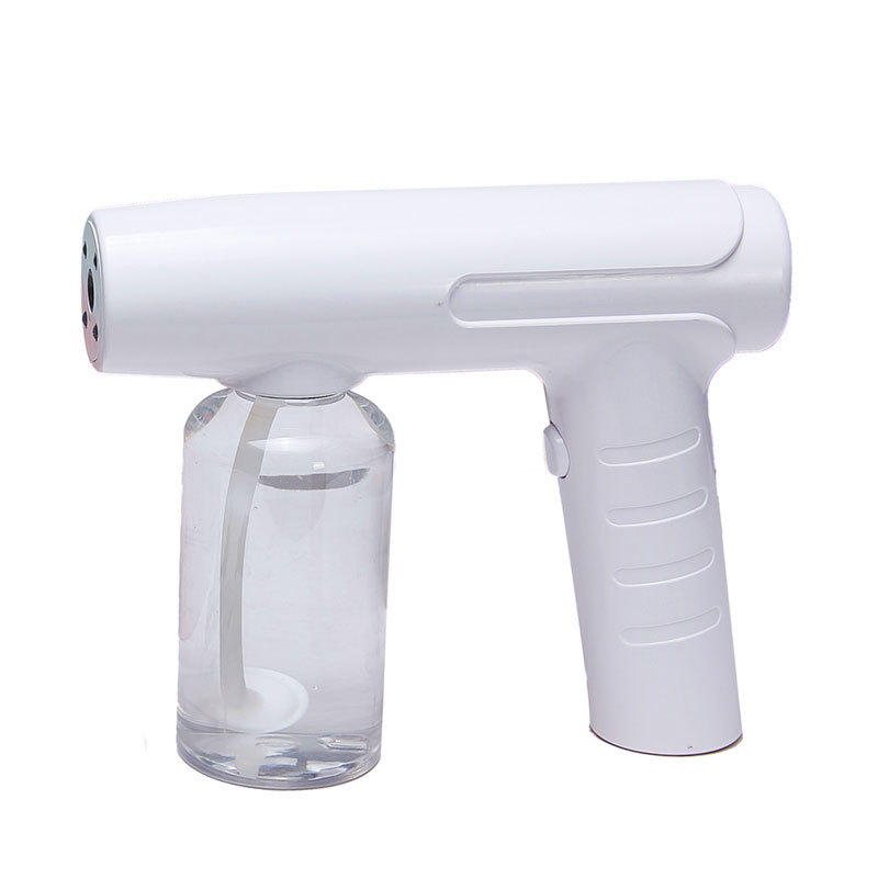 Blue Nano Atomization Sterilization Disinfection Gun Atomizer Alcohol Disinfection Sprayer Rechargeable Spray Gun