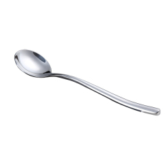 Simple 201 stainless steel thickened western food spoon soup spoon