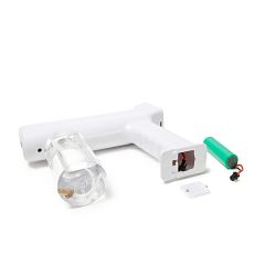 Button type wireless charging blue light nano atomization disinfection gun spray gun