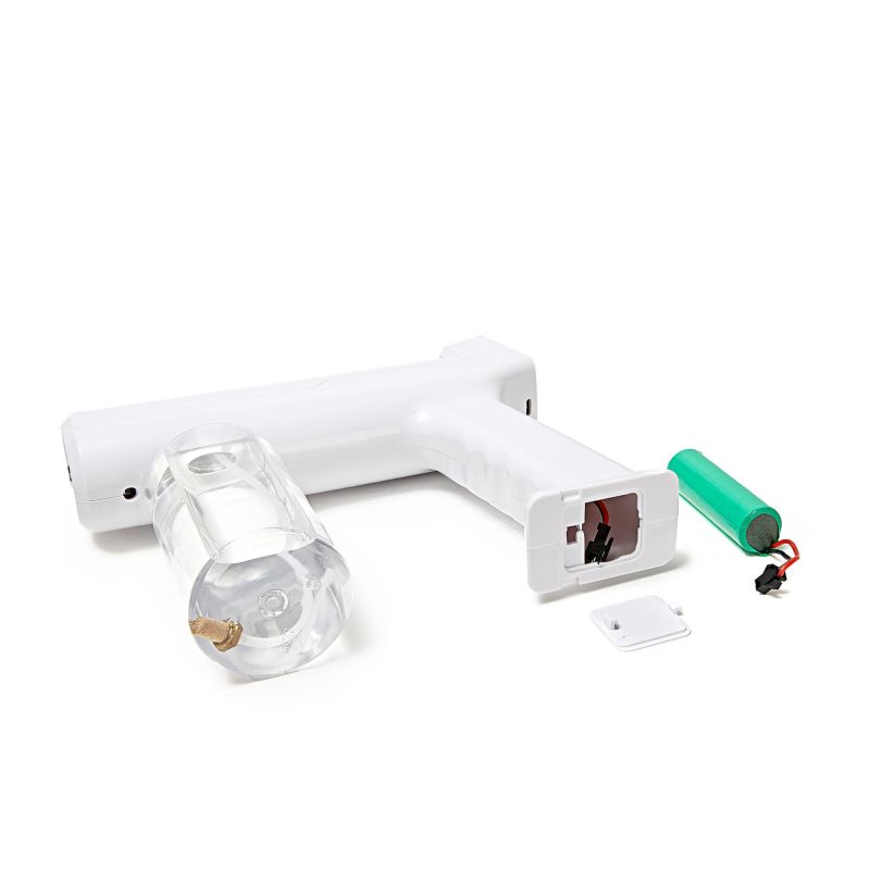 Button type wireless charging blue light nano atomization disinfection gun spray gun