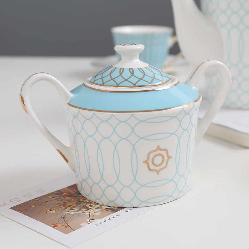 Nordic Simple Style Luxury Ceramic Coffee Cup Tea Cup And Saucer 11 Pcs Afternoon Tea Gift Set