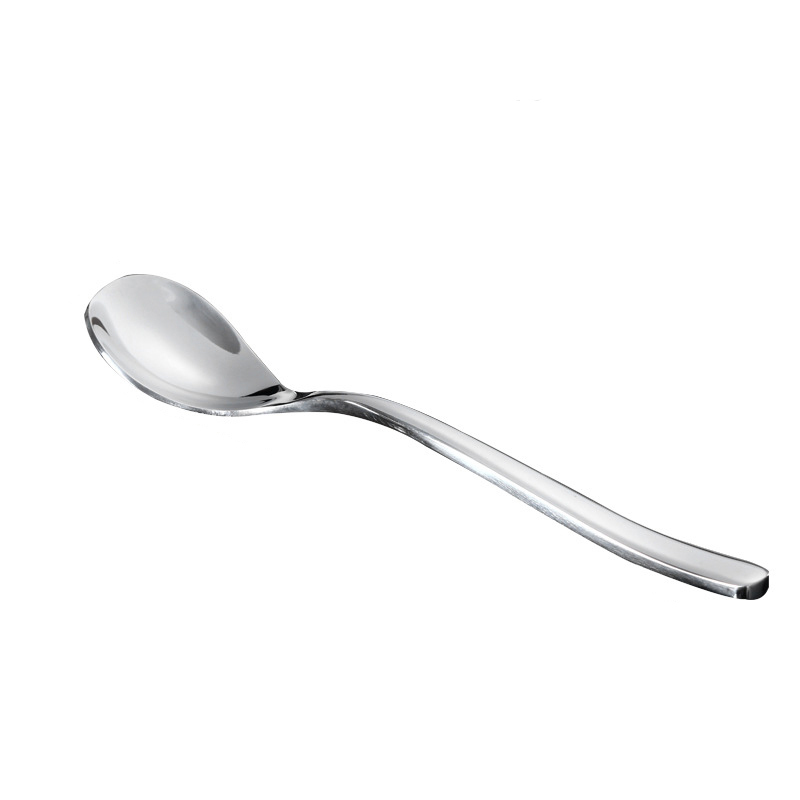 Stainless steel tea spoon with long handle for household use