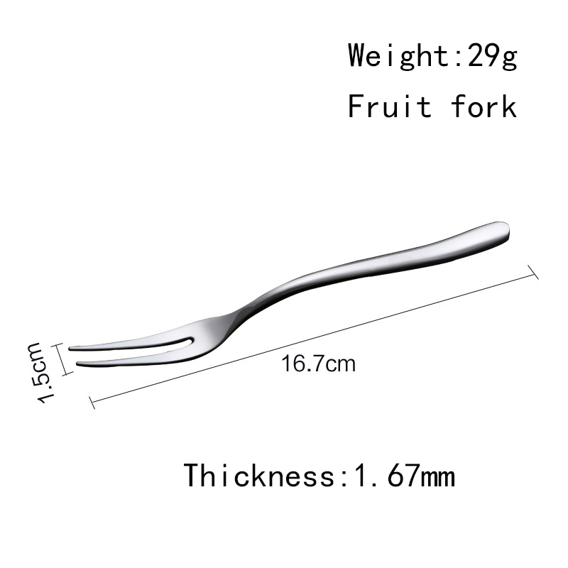 Fork for restaurant home use dinnerware customized stainless steel