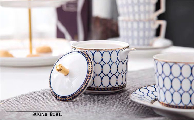 European Luxury Ceramic Coffee Cup Tea Cup And Saucer 11 Pcs Afternoon Tea Set Christmas Gift