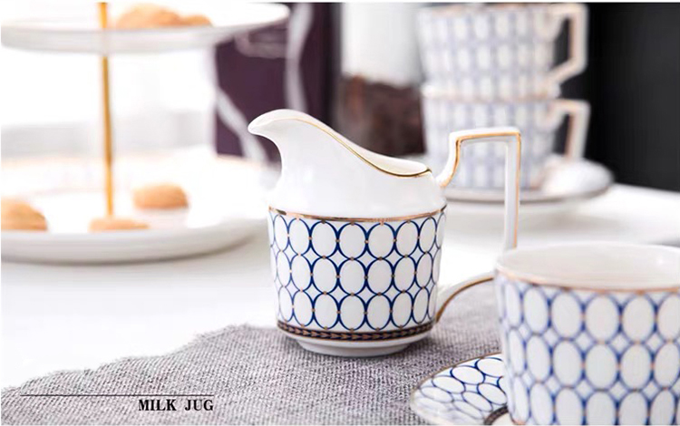 European Luxury Ceramic Coffee Cup Tea Cup And Saucer 11 Pcs Afternoon Tea Set Christmas Gift