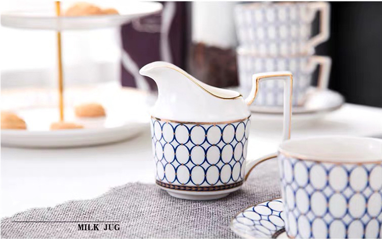 European Luxury Ceramic Coffee Cup Tea Cup And Saucer 11 Pcs Afternoon Tea Set Christmas Gift
