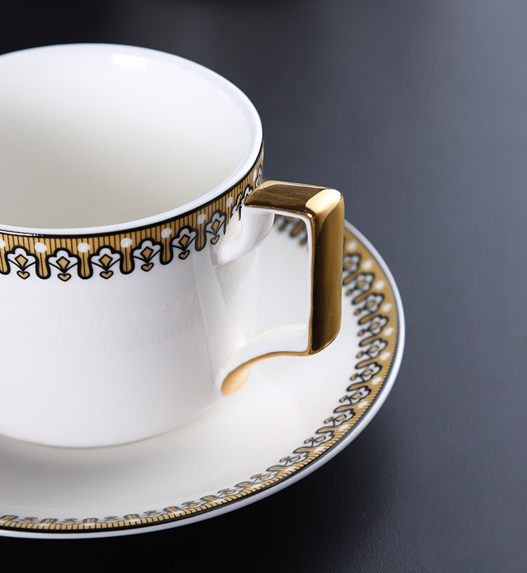 Nordic Classic Luxury Ceramic Coffee Cup Tea Cup And Saucer 11 Pcs Afternoon Tea Gift Set