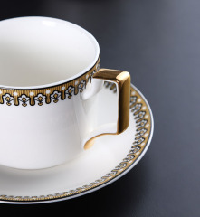 Nordic Classic Luxury Ceramic Coffee Cup Tea Cup And Saucer 11 Pcs Afternoon Tea Gift Set