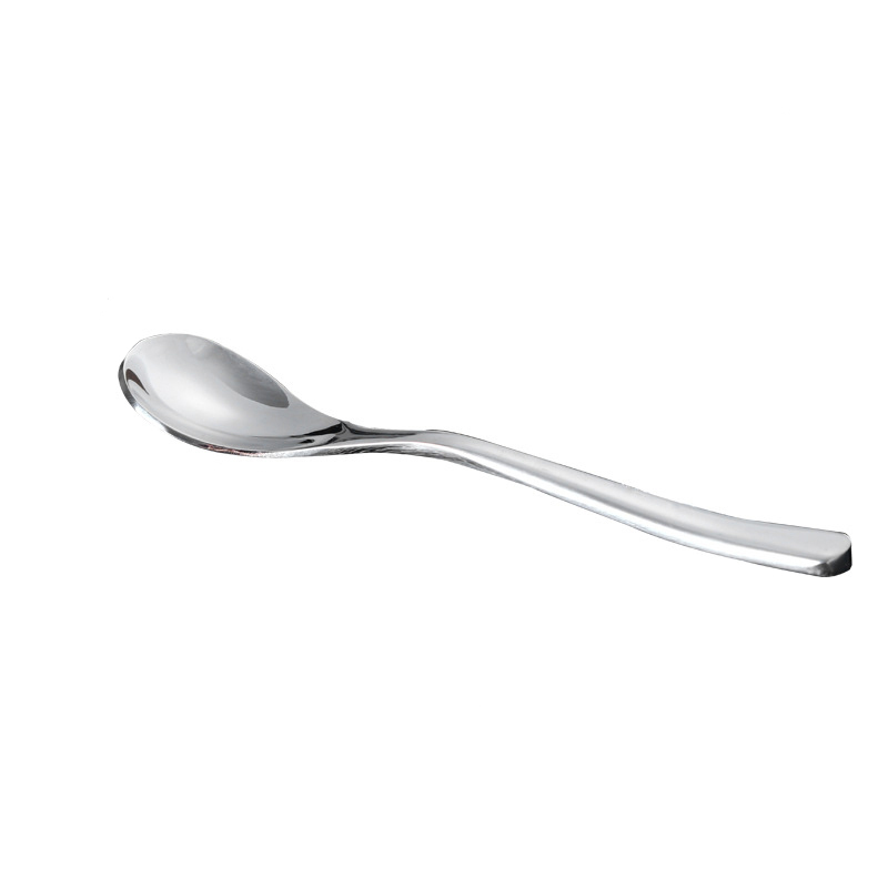 Coffee shop long handle stainless steel mirror polished coffee spoon scoops afternoon tea stirring