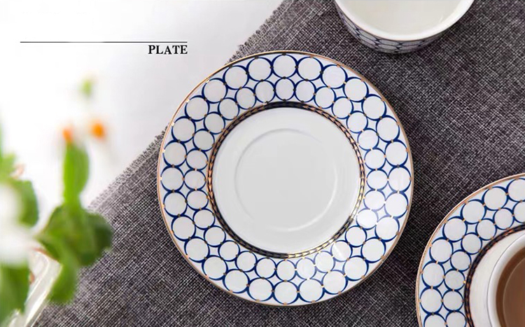 European Luxury Ceramic Coffee Cup Tea Cup And Saucer 11 Pcs Afternoon Tea Set Christmas Gift