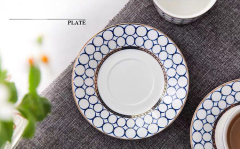 European Luxury Ceramic Coffee Cup Tea Cup And Saucer 11 Pcs Afternoon Tea Set Christmas Gift