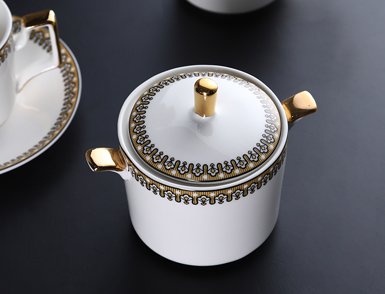 Nordic Classic Luxury Ceramic Coffee Cup Tea Cup And Saucer 11 Pcs Afternoon Tea Gift Set
