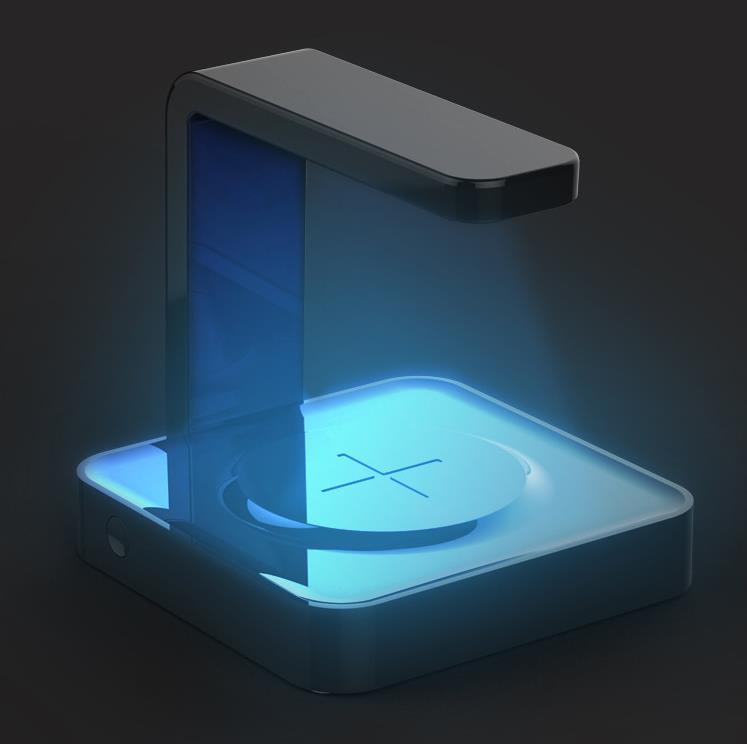 Mobile phone sterilizer wireless charging mobile phone sterilization UV disinfection box ozone sterilization disinfection lamp