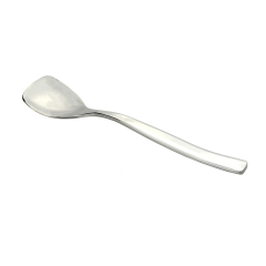 Simple spoon Stainless steel thickened ice cream dessert spoon flat spoon tableware