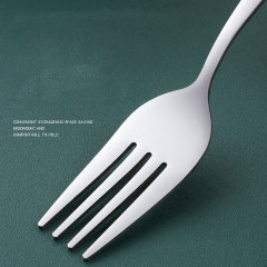 Three-piece stainless steel portable chopsticks, fork, spoon and tableware set for student travel portable bamboo tableware set